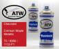 Preview: Chevrolet, Crimson Maple Metallic, 72 / 8956 / 1112-P1: 400ml Sprühdose + 400ml Klarlack - Set, von ATW Autoteile West.
